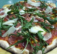 Wood Oven Gourmet Pizza - Getaway Accommodation