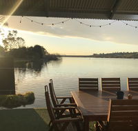 Shack built over the Murray River - Getaway Accommodation