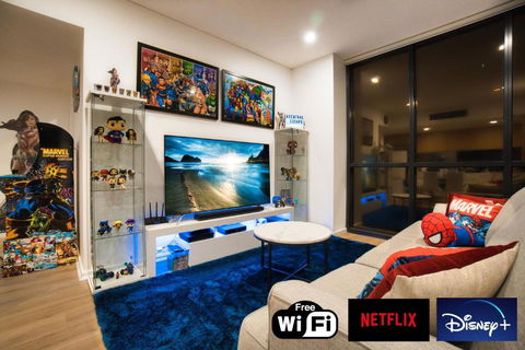 DC Vs Marvel Theme Ft Arcade Machine Pool Gym Sauna BBQ - Getaway Accommodation 1