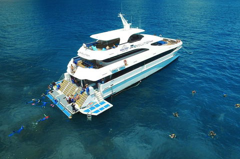 Great Barrier Reef Scenic Helicopter Tour And Cruise From Cairns - Getaway Accommodation 0